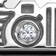 Nomination Composable Classic Link Camera Charm - Silver/Transparent