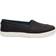 Toms Avlon Slip-On Black Coated Canvas Female