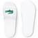 Lacoste Croco Slides - White/Green