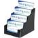 DSI Business Card Holder Acrylic w/4 Compartments Horizontal