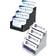 DSI Business Card Holder Acrylic w/4 Compartments Horizontal