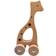 Magni Wooden Animals on Wheels 3 Ass