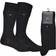 Tommy Hilfiger Fine Stripe & Solid Socks 2 Pack - Black