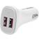 StarTech StarTech.com USB2PCARWHS White Dual-Port USB Car Charger 24W/4.8A