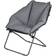 Bo-Camp Chaise de Relaxation Gris Camping Jardin Salon Balcon Plage Extérieur