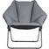 Bo-Camp Chaise de Relaxation Gris Camping Jardin Salon Balcon Plage Extérieur