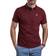 Barbour Pique Polo T Shirt Burgundy