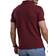 Barbour Pique Polo T Shirt Burgundy