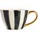 Olsson & Jensen Doris Negro-Blanco-Oro Taza