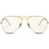 Ray-Ban Aviator Clear Evolve - Arista Goud/Montuur Grijs Glazen