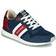 Jack & Jones Zapatillas deportivas bajas 'Stellar' azul oscuro rojo blanco