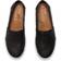 Toms Avlon Slip-On Black Coated Canvas Female