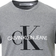 Calvin Klein Slim Logo T-shirt - Mid Grey Heather