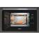 Whirlpool WMF250G Svart, Integrerad, Rostfritt stål