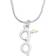 Harry Potter Lightning Bolt with Glasses Necklace - Silver