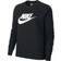 Nike Sportswear Essential Hybrid Crewneck Sweatshirt - Black/White