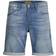 Jack & Jones Rick Icon GE 003 Indigo Knit Denim Shorts - Blue/Blue Denim