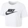 NIKE Women's Sportswear Essential Cropped T-shirt - White/Black