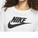 Nike Women's Sportswear Long-Sleeve T-shirt- White/Black