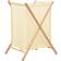 vidaXL Portabiancheria In Legno Di Cedro E Tessuto Beige 42x41x64 cm