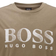 HUGO BOSS T-shirt RN Donkergroen Katoen - Heren