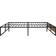 vidaXL Metal 32.5cm Sengeramme 140x200cm