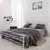 tectake Bed Frame with Slatted Base 76cm Sengeramme 140x200cm