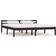 vidaXL Bed Frame with 4 Drawers 60cm