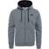 The North Face Men's Open Gate Light Full-Zip Hoodie - TNF Medium Grey Heather (STD)/TNF Black