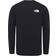 The North Face Boy's Slacker Crew Neck Sweatshirt - Black/White (KY41)