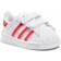 adidas Infant Superstar - Cloud White/Vivid Red/Cloud White