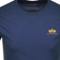 Alpha Industries Basic Small Logo T-shirt - Navy Blue/Yellow