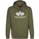 Alpha Industries Basic Hoodie - Green/White