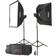Godox MS200-F Studio flash kit (2xMS200 accessories)