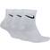 Nike Everyday Lightweight Ankle Socks 3-Pack - White