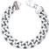 Tommy Hilfiger Chunky Filed Curb Bracelet - Silver