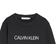 Calvin Klein Kid's Organic Cotton Logo Sweatshirt - Black Bae (iu0iu00162)