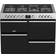 Stoves Precision Deluxe S1100G Stainless Steel, Black