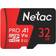 Netac Technology NT02P500PRO-032G-R microSDHC-kaart 32 GB A1 Application Performance Class Geoptimaliseerd voor 24/7-bewakingscameras