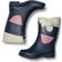 Tretorn Junior June Rubber Boot Blue/Pink/Grey Unisex