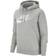 NIKE Sportswear Essential Hoodie - Dark Gray Heather/Matte Silver/White