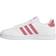 Adidas Kid's Grand Court - Cloud White/Real Pink/Cloud White