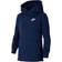 Nike Older Kid's Sportswear Club Pullover Hoodie - Midnight Navy/White (BV3757-410)