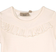 Wheat T-Shirt Rib Ruffle SS - Ivory (0100D-007)