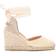 Castañer Espadrillas Compensées en Toile - Beige