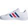 Adidas Kid's VL Court 2.0 - Cloud White/Royal Blue/Vivid Red