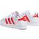 adidas Kid's Superstar - Cloud White/Vivid Red/Cloud White