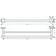 Hansgrohe Kaksoispyyhetanko Logis Universal Kromi