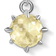 Thomas Sabo Monthly Stone November Charm Pendant - Silver/Quartz/Transparent