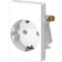 Lauritz Knudsen LK Fuga m/sidejord 1,5 modul - Hvid